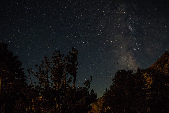 Moon-lit Milky way