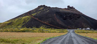 cone volcano w/stairs